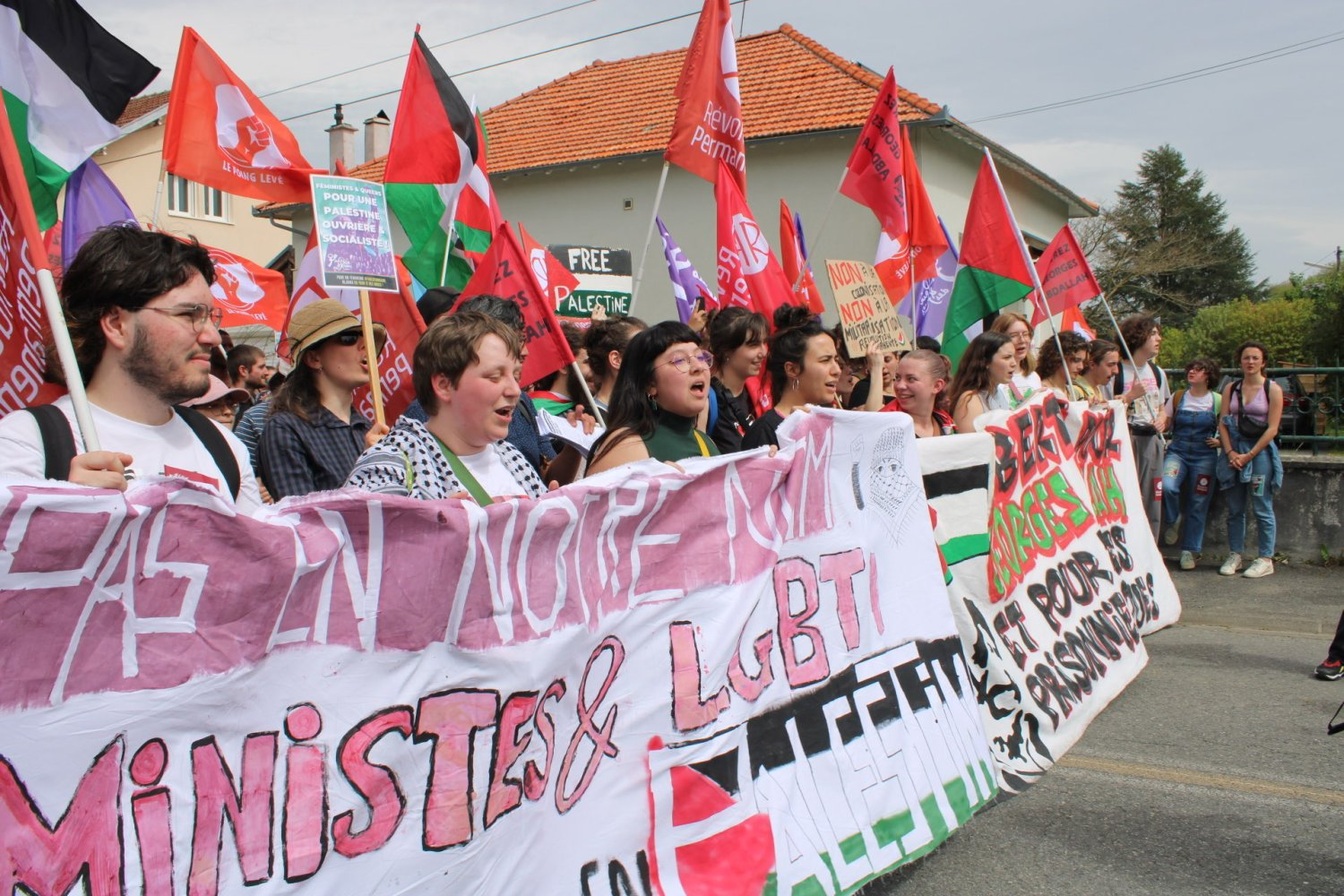 Manifestation historique ! 2 000 personnes à Lannemezan pour exiger la libération de Georges Ibrahim Abdallah